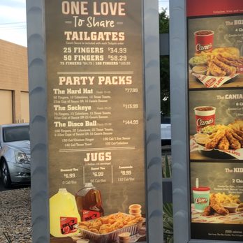 Raising Cane's Chicken Fingers - Menu - Fast Food Near Me - Glendale, Arizona Raising Cane's Chicken Fingers - Menu - Fast Food Near Me - Glendale, Arizona