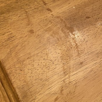 Glenda's Cleaning Services - my dining table they left dirty... next picture is after I wiped it lightly off with cleaner. - Home Cleaning Near Me Glenda's Cleaning Services - my dining table they left dirty... next picture is after I wiped it lightly off with cleaner. - Home Cleaning Near Me