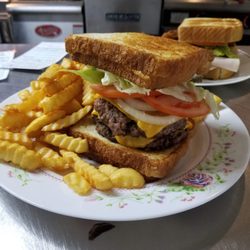 Hometown Diner and Deli - Double Cravin Burger
