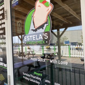 Estela's Fresh Mex - Quick. Food is good. Inside and outside seating. Friendly staff. - Mexican Near Me - Coralville, Iowa Estela's Fresh Mex - Quick. Food is good. Inside and outside seating. Friendly staff. - Mexican Near Me - Coralville, Iowa
