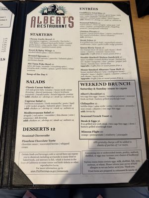 Menu photo 4 Albert's Restaurant San Diego, CA Menu photo 4 Albert's Restaurant San Diego, CA