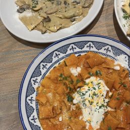 Spicy Vodka Rigatoni and Porcini Mushroom Ravioli