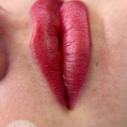 Elysiancolor - Watercolor lips! These lips will last up to two years and will heal slightly lighter. Define your lips with color and shape.
