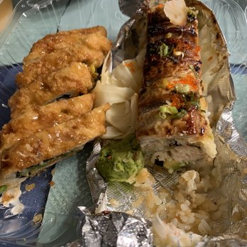 O' Sushi - Lion king roll and crunchy roll - Sushi Bars Near Me - Newark, California O' Sushi - Lion king roll and crunchy roll - Sushi Bars Near Me - Newark, California