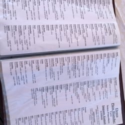 Valdisogno - Menu