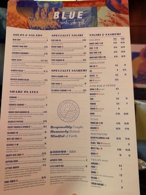 Menu photo 6 Blue Sushi Sake Grill Houston, TX