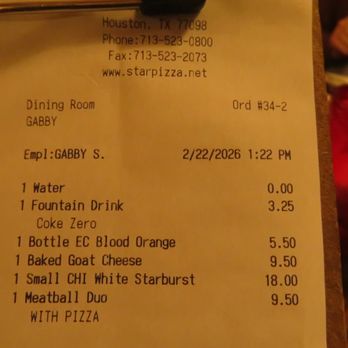 Star Pizza - Pizza Near Me - Houston, Texas