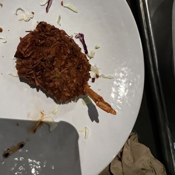 California Fish Grill - Coconut shrimp as it's served.  Way over fried. - Seafood Near Me - Riverside, California