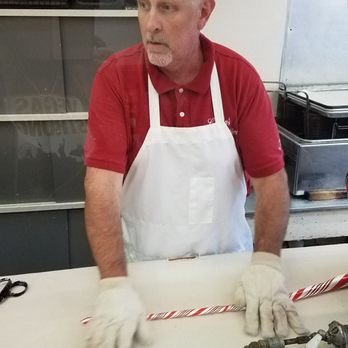 Logan's Candies - Candy cane demo - Candy Stores Near Me - Ontario, California