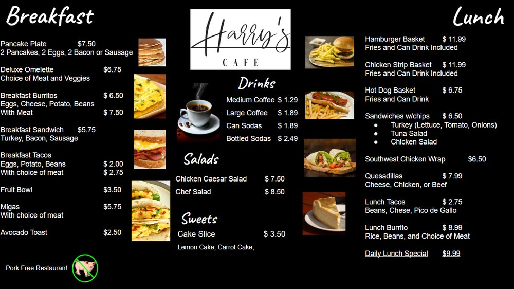 HARRY’S CAFE - 12225 Greenville Ave, Dallas, Texas - Cafes - Restaurant