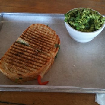 Parker & Otis - Artichoke panini and pesto pasta salad - Specialty Food Near Me - Durham, North Carolina Parker & Otis - Artichoke panini and pesto pasta salad - Specialty Food Near Me - Durham, North Carolina