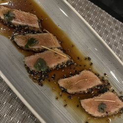 Kabah - Seared Tuna Sashimi with Yuzu Soy