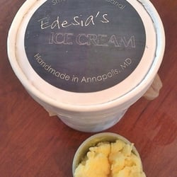 Edesia's Ice Cream - Edesia's small batch ice-cream, Mimosa flavor. Mmm.