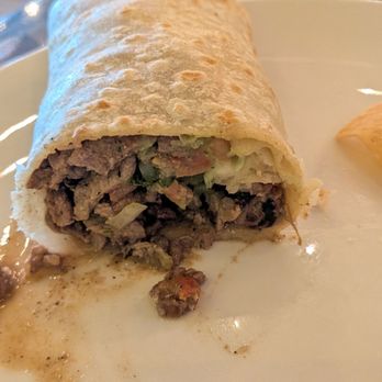 That Mexican Place - We shared a carne asada burrito. - Mexican Near Me - Escondido, California That Mexican Place - We shared a carne asada burrito. - Mexican Near Me - Escondido, California
