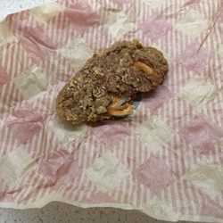 Driest and most stale piece of chicken . What has happened to the quality of food and service?