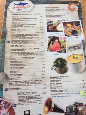 Menu photo 1 El Merkadito Puerto Morelos, ROO