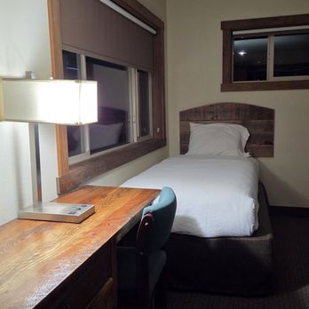 Al's Westward Ho Motel - Room #30: Desk & Twin Bed (there's also a Queen Bed in here)  06-25-2026 - Hotels Near Me - West Yellowstone, Montana