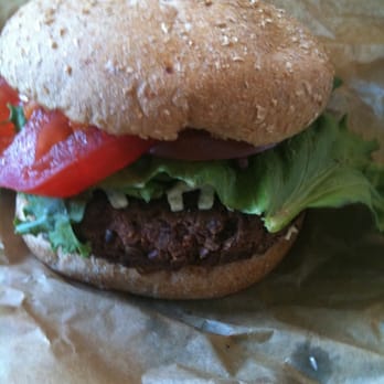 Evolution Fast Food - The swiss bb burger - Vegetarian Near Me - San Diego, California
