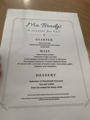Menu photo 2 Ma Brady's Dundalk, LH