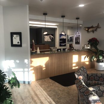 The Libby Group - The front desk area with waiting seats. (I rarely have to wait!) - Cosmetic Dentists Near Me - Anchorage, Alaska