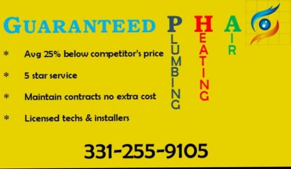 Guaranteed Plumbing Heating Air