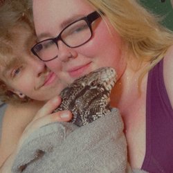 McKenzie Feed & Pet Supplies - Our tegu, bear. A frequent flyer of the pet store!