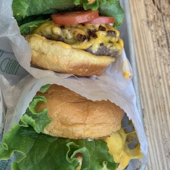 Shake Shack Upper West Side - 2 doubles. Looks better than it tastes. - Fast Food Near Me - New York, New York