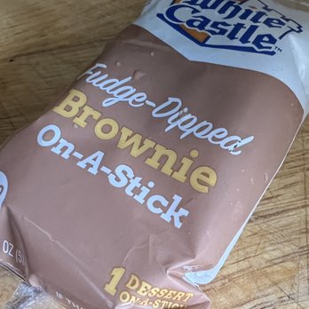 White Castle - Fudge-Dipped Brownie on a Stick - Burgers Near Me - Orlando, Florida White Castle - Fudge-Dipped Brownie on a Stick - Burgers Near Me - Orlando, Florida