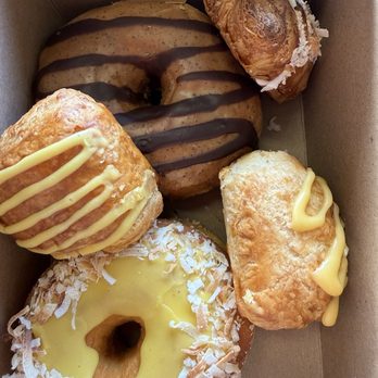 Popover - Our selection. My favorite is anything lilikoi & coconut - Bakeries Near Me - Hilo, Hawaii