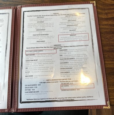 Menu photo 1 The Joker Pub And Grill Issaquah, WA Menu photo 1 The Joker Pub And Grill Issaquah, WA