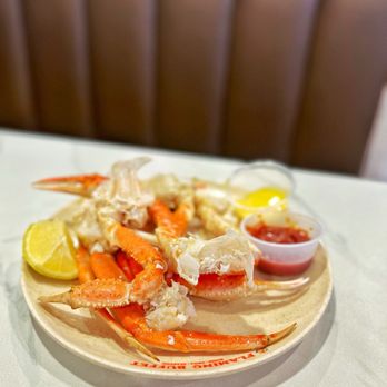 Flaming Buffet - Crab legsss! | IG @moniquedao - Seafood Near Me - Fullerton, California