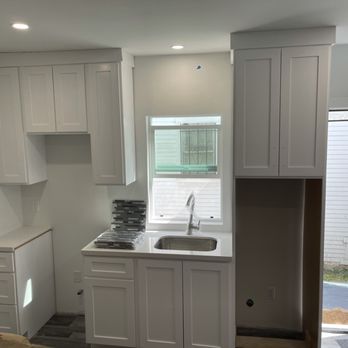 FM Custom Cabinets - Cabinets after the doors were painted and installed. - Cabinetry Near Me - Los Angeles, California