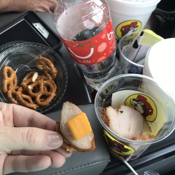 Buc-ee's - Snack cup with pretzels, smoked turkey, and cubed cheese! Its sooo good! - Gas Stations Near Me - New Braunfels, Texas