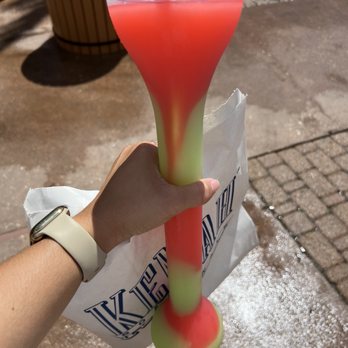 Kemah Boardwalk - They have drinks being served through out the boardwalk, including this daiquiri drink. - Amusement Parks Near Me - Kemah, Texas Kemah Boardwalk - They have drinks being served through out the boardwalk, including this daiquiri drink. - Amusement Parks Near Me - Kemah, Texas