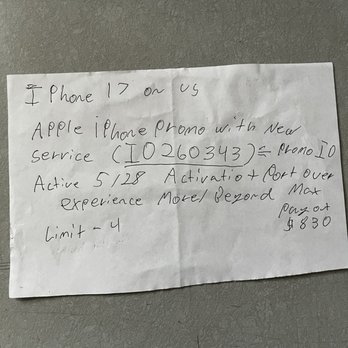 T-Mobile Authorized Retailer - What the salesman gave me. - Mobile Phones Near Me - Owosso, Michigan T-Mobile Authorized Retailer - What the salesman gave me. - Mobile Phones Near Me - Owosso, Michigan
