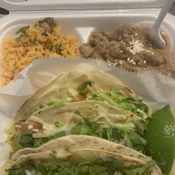 Bien Chido - Three taco combo. All barbacoa Mex American style. - Mexican Near Me - Plantation, Florida