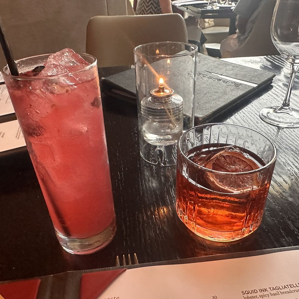 Scarpetta - Berry Smash and San Remo cocktails. Loved the Berry Smash! - Italian Near Me - Las Vegas, Nevada Scarpetta - Berry Smash and San Remo cocktails. Loved the Berry Smash! - Italian Near Me - Las Vegas, Nevada