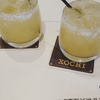 Xochi - Freshest margaritas around. "Nervous Traveller" x 2 pictured. - Mexican Near Me - Houston, Texas Xochi - Freshest margaritas around. "Nervous Traveller" x 2 pictured. - Mexican Near Me - Houston, Texas