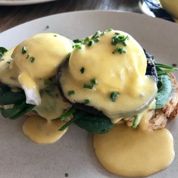 Little Jack Horner - Mushroom and spinach eggs benedict ($17.90 AUD) - Bars Near Me - Coogee, NSW