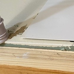 Whispering Pines Cabin - No trim, no paint in shower area