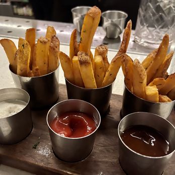 Stripsteak - Duck fat fries, three sauces. YUM. - Steakhouses Near Me - Honolulu, Hawaii Stripsteak - Duck fat fries, three sauces. YUM. - Steakhouses Near Me - Honolulu, Hawaii