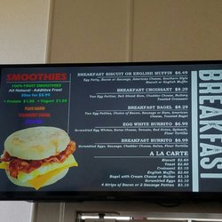 Jetstream Burgers - Breakfast menu