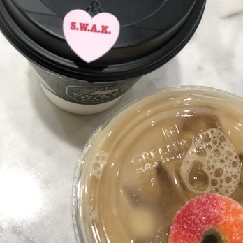 Covenant Coffee - So cute- "sealed with a kiss" and a peach ring cover - Coffee & Tea Near Me - Bakersfield, California Covenant Coffee - So cute- "sealed with a kiss" and a peach ring cover - Coffee & Tea Near Me - Bakersfield, California