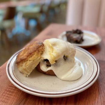 Chicken Fried Palace - Buttermilk Biscuit w/ egg + cheese ($14) - add sausage (+$6) - Southern Near Me - San Francisco, California Chicken Fried Palace - Buttermilk Biscuit w/ egg + cheese ($14) - add sausage (+$6) - Southern Near Me - San Francisco, California
