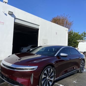 Dependable Guys - Lucid Air Touring whole vehicle wrap and tinting including sunroof - Auto Customization Near Me - Santa Ana, California Dependable Guys - Lucid Air Touring whole vehicle wrap and tinting including sunroof - Auto Customization Near Me - Santa Ana, California