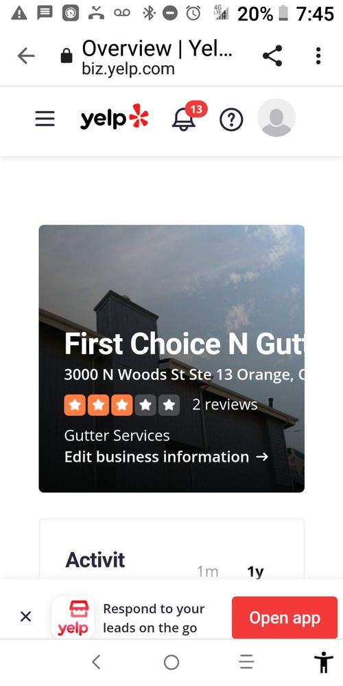 Slide of First Choice N Gutters