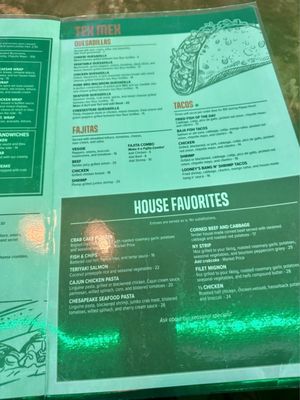 Menu photo 6 Looneys Pub South Fulton, MD Menu photo 6 Looneys Pub South Fulton, MD