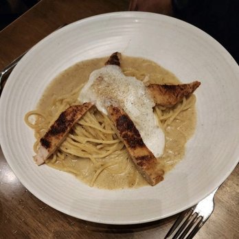 OLIVIA - Casio E Peppe pasta was very tasty with the blackened chicken. - Italian Near Me - Tampa, Florida OLIVIA - Casio E Peppe pasta was very tasty with the blackened chicken. - Italian Near Me - Tampa, Florida