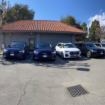 Rusnak/Westlake Audi - We picked up two Navarra Blue Etron on the left, One Black Etron on the right! - Car Dealers Near Me - Thousand Oaks, California