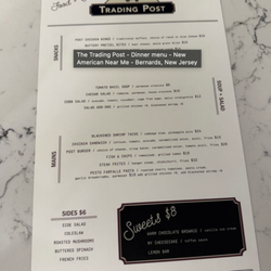 The Trading Post - Menu